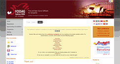 Desktop Screenshot of 2009.foss4g.org
